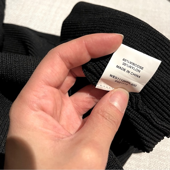 Dissh ANIKA knit black maxi dress XS - Picture 5 of 6